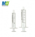 2 parts disposable syringes