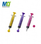 Oral syringe with cap